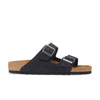 Arizona Corduroy Midnight Embossed Suede Leather