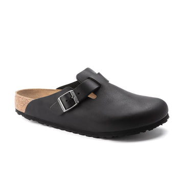 Boston Vintage Wood Black Natural Leather