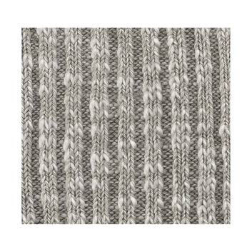 Cotton Slub Grey White