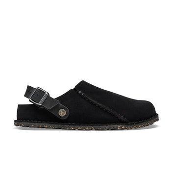 Lutry Black Suede Leather