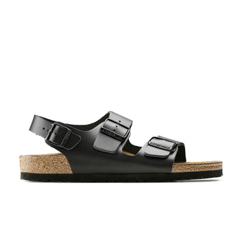 Milano Black Smooth Leather